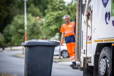 Collecte déchets bac